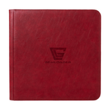 Gemloader Premium 3X4 Traditional Sleeved Collector's Binder (480 Pockets) - Rood