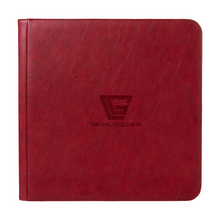 Gemloader Premium 3X4 Traditional Sleeved Collector's Binder (480 Pockets) - Rood