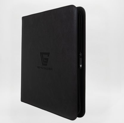 Classeur de collection Gemloader Premium 3X4 traditionnel avec pochettes (480 pochettes) - Noir