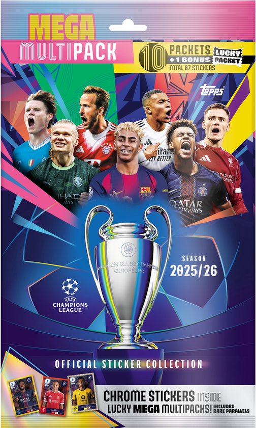 UEFA Champions League 2025/26 Sticker Collection Mega Eco Pack