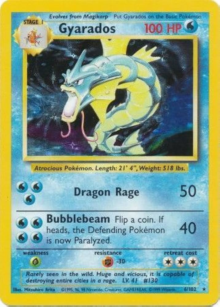 Gyarados - Base Set - 6/102