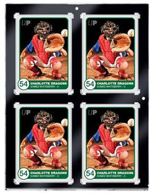 UP - 130PT 4-Card Black Border UV ONE-TOUCH Magnetic Holder