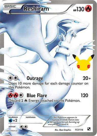 Reshiram - Célébrations - 113/114