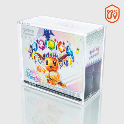 Boîte acrylique Phoenix avec couvercle pour coffret ETB Pokémon