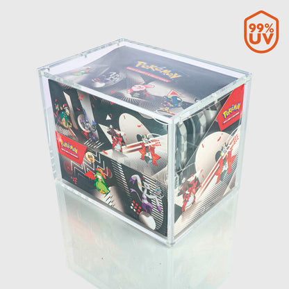 Acrylic Case For Display 8 Mini Tin With Lid