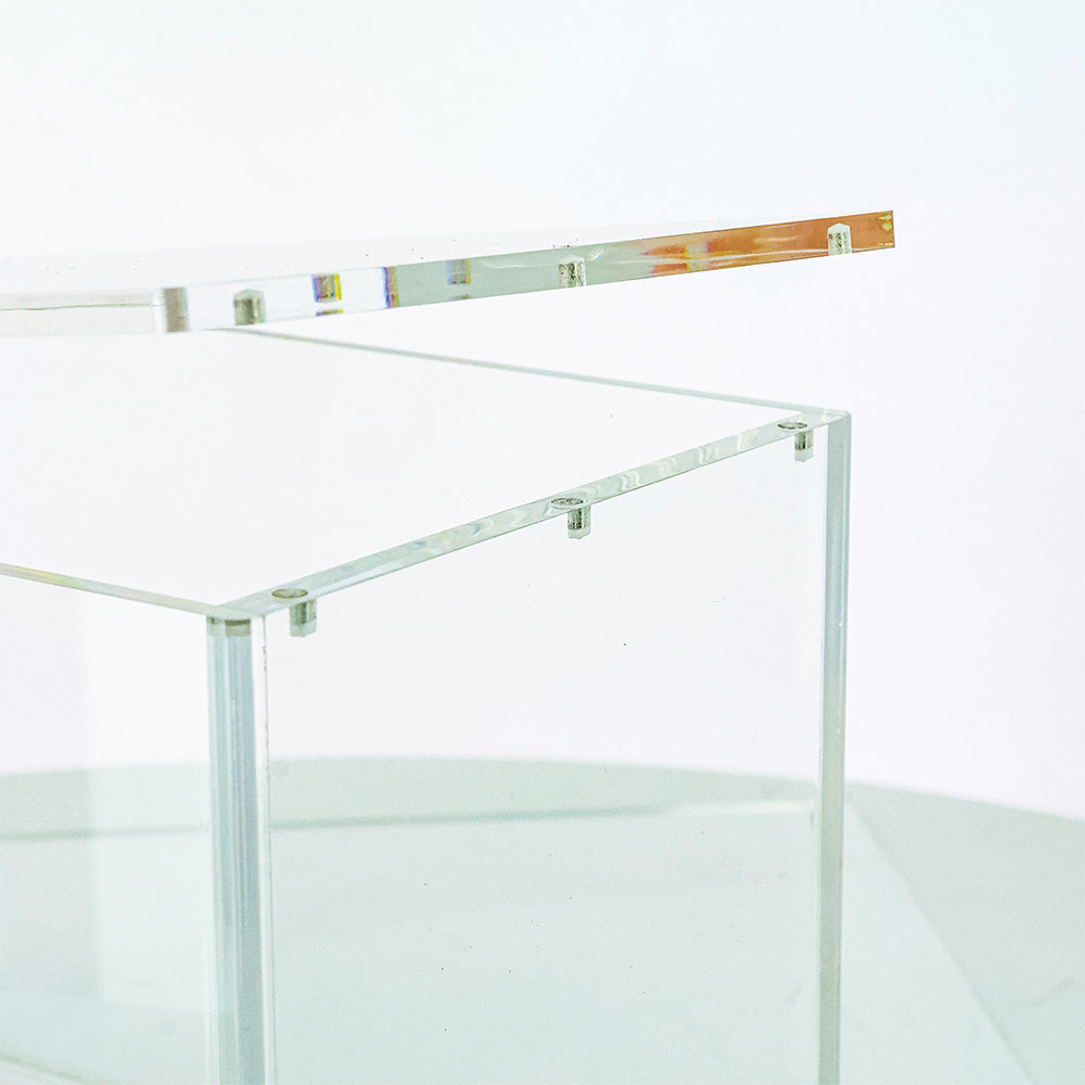 Acrylic Case For Display 8 Mini Tin With Lid