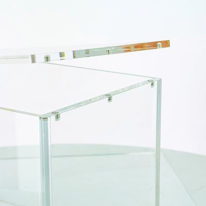 Acrylic Case For Display 8 Mini Tin With Lid