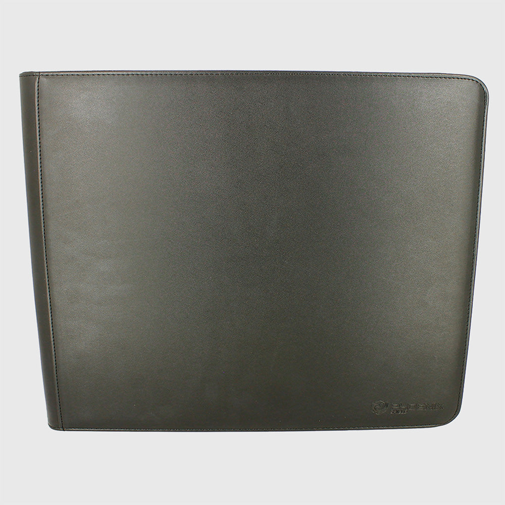 Phoenix Shield Portfolio Long Toploader Zip 15-Pocket 480 Cards Black