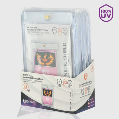 Phoenix Shield Magnetic Card Case (5 stuks)
