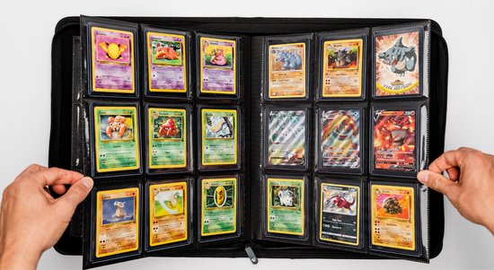Gemloader Premium 3”X4” Toploader Binder (216 Pockets) - Roze
