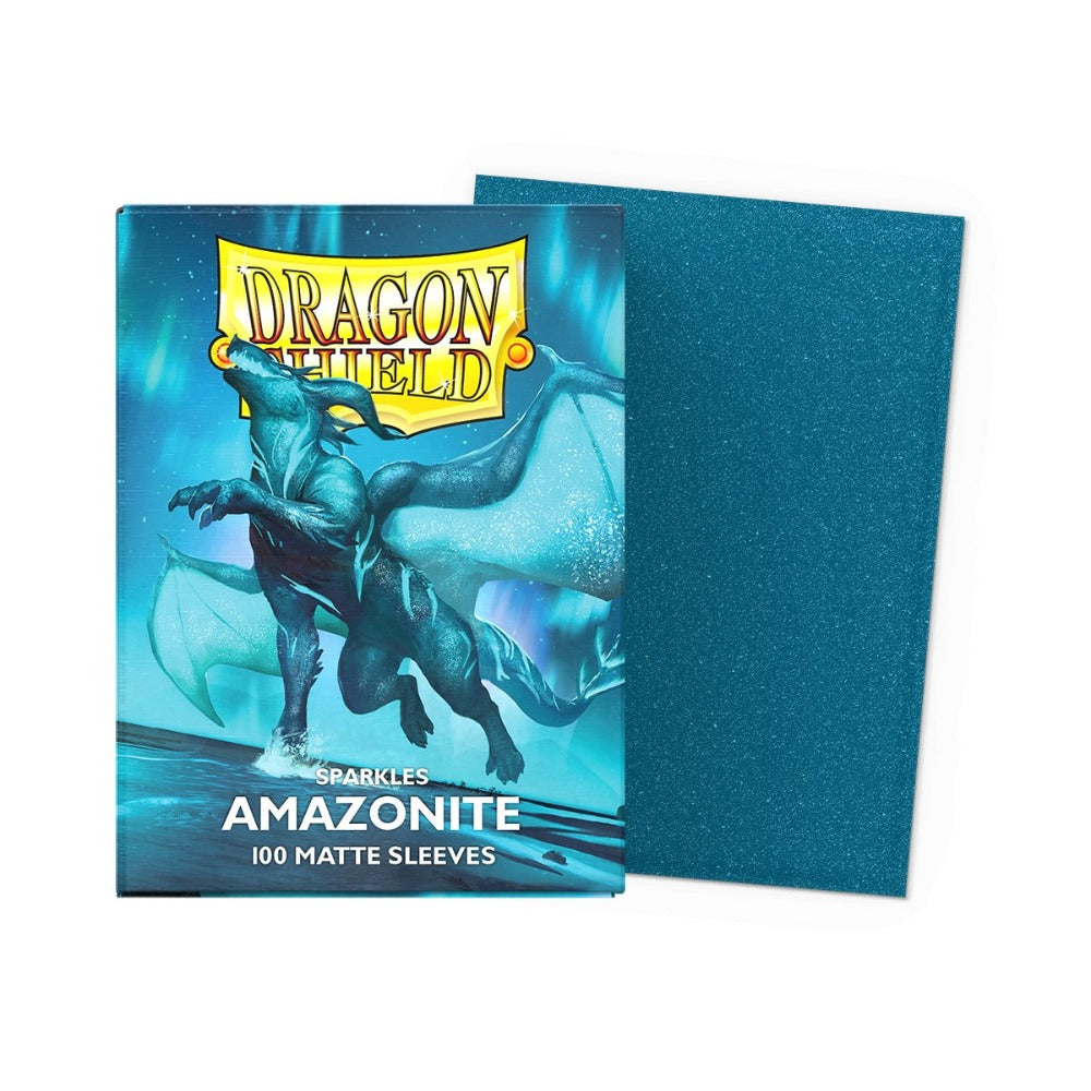 Protèges Cartes Dragon Shield - Taille Standard Mate - Amazonite (100 Protèges Cartes)