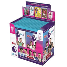 Cartes à collectionner Premier League 2025/26 - Présentoir de boosters