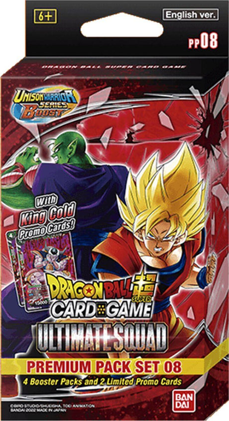 Dragon Ball Super TCG Ultimate Squad Premium Pack Set 8