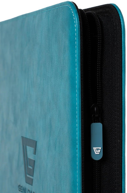 Classeur porte-cartes semi-rigide Gemloader Premium (168 pochettes) - Turquoise