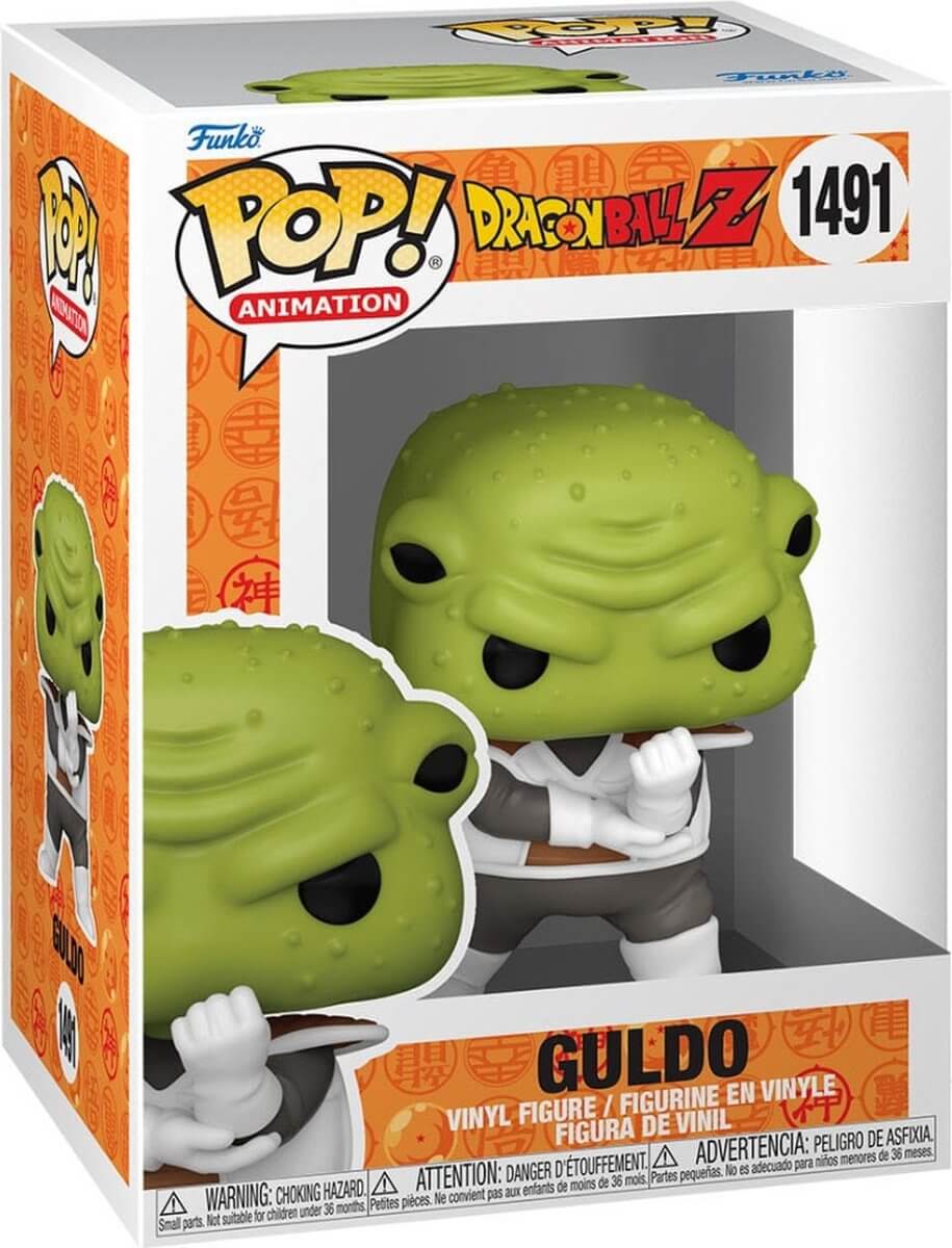 Dragon Ball Funko Pop! van Guldo uit Dragonball Z.De figure is gemaakt van pvc, ongeveer 9 cm groot en komt in kleurrijke display verpakking. Komt uit de Ginyu Force reeks. De Ginyu Force is een legendarische groep huurlingen in het Dragon Ball-universum,