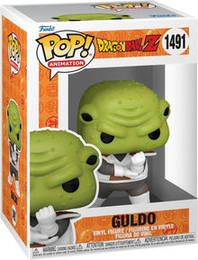Dragon Ball Funko Pop! van Guldo uit Dragonball Z.De figure is gemaakt van pvc, ongeveer 9 cm groot en komt in kleurrijke display verpakking. Komt uit de Ginyu Force reeks. De Ginyu Force is een legendarische groep huurlingen in het Dragon Ball-universum,