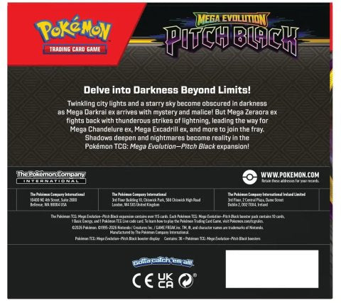 Pokémon ME05 Pitch Black Booster Box