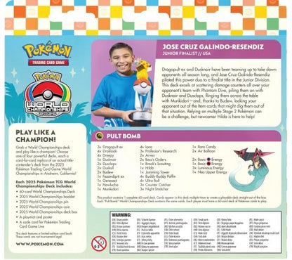 Pokémon TCG World Champions Deck (WCS 2025)