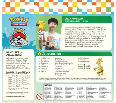Pokémon TCG World Champions Deck (WCS 2025)