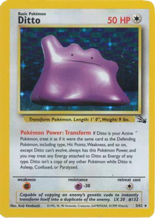 Singles Naam: Ditto (1st Edition)Set: FossilTaal: NederlandsNummer: 3/62Staat: Near Mint