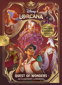 Disney Lorcana – Quest of Wonders – An Illumineer’s Lorebook – With Promocard