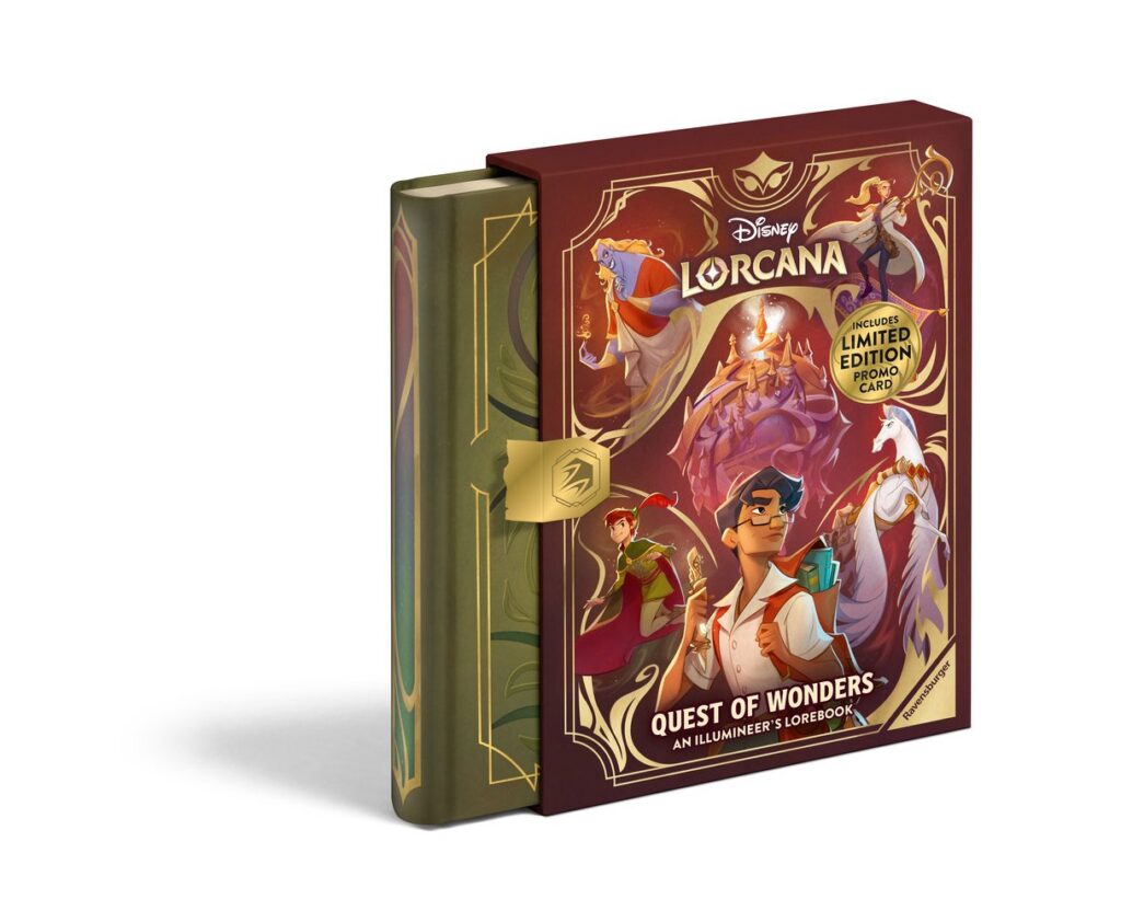 Disney Lorcana – Quest of Wonders – An Illumineer’s Lorebook – With Promocard