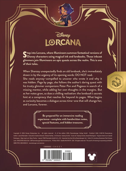 Disney Lorcana – Quest of Wonders – An Illumineer’s Lorebook – With Promocard