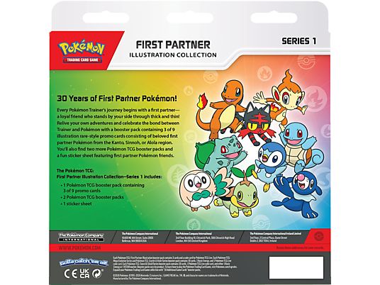 Pokémon First Partner Illustration Collection Series 1