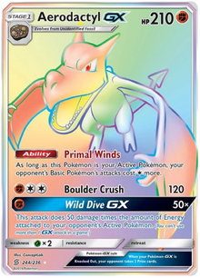 Aerodactyl GX - Unified Minds - 244/236