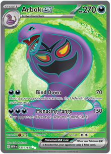Arbok ex - Écarlate et Violet 151 - 185/165