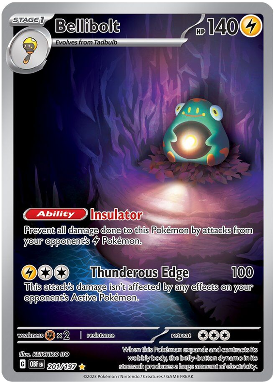 Bellibolt - Flammes Obsidiennes - 201/197