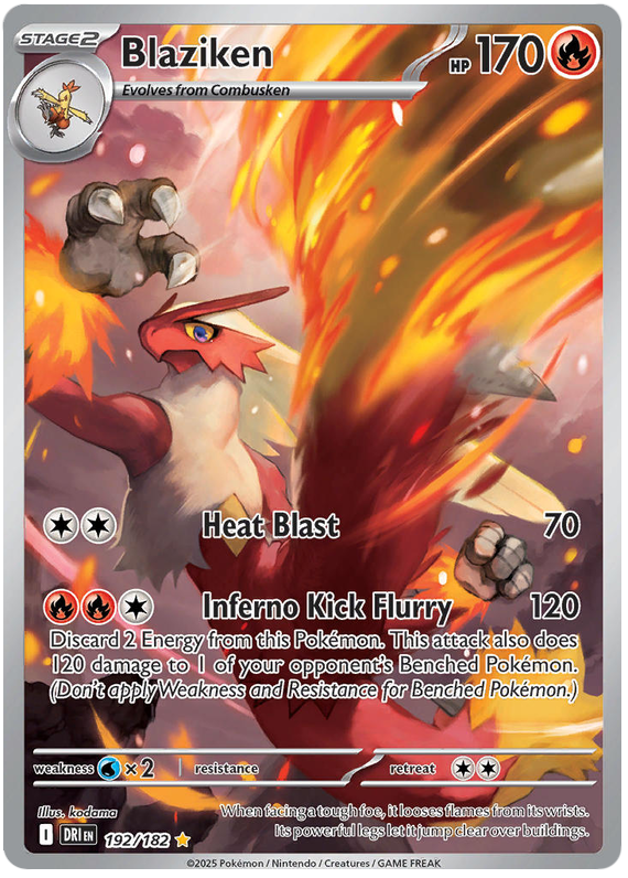 Blaziken - Destined Rivals - 192/182