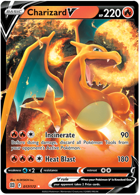 Charizard V - Brilliant Stars - #017