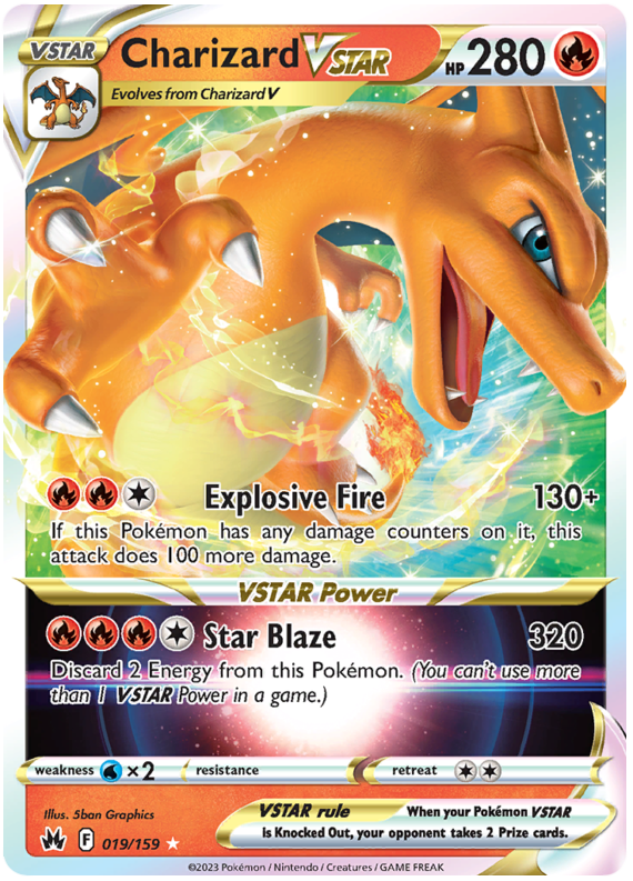 Charizard Vstar - Crown Zenith - 019/159