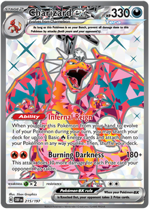 Dracaufeu ex - Flammes Obsidiennes - 215/197