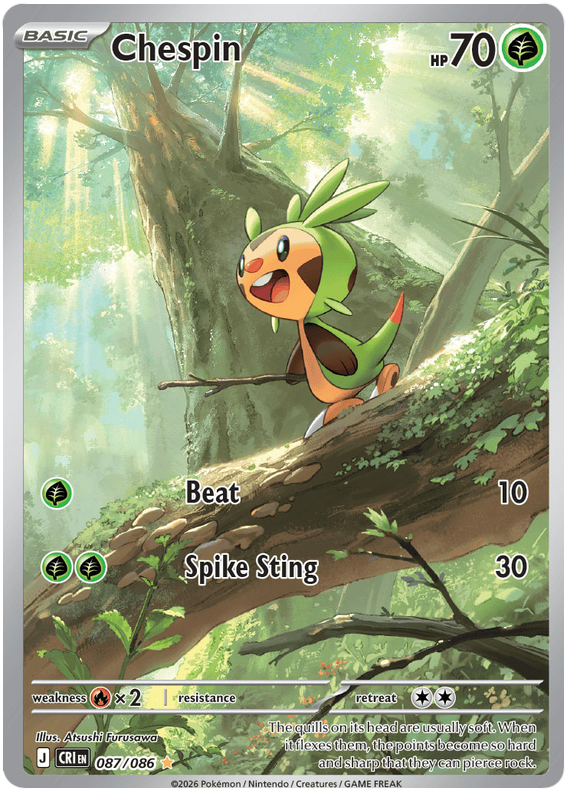 Chespin - Chaos Rising - 087/086