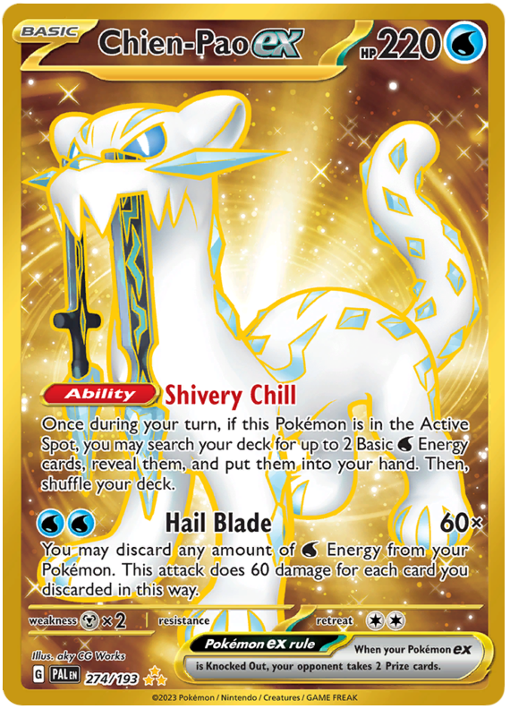Chien-Pao ex - Paldea Evolved - 274/193