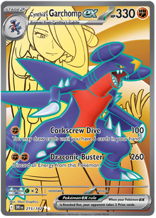 Garchomp-ex de Cynthia - Rivaux Destinés - 215/182