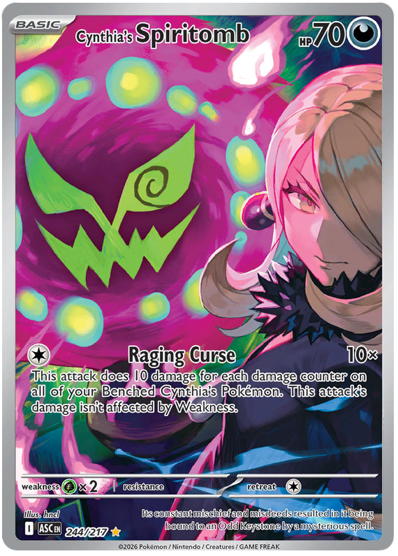 Spiritomb de Cynthia - Héros Ascendants - 244/217