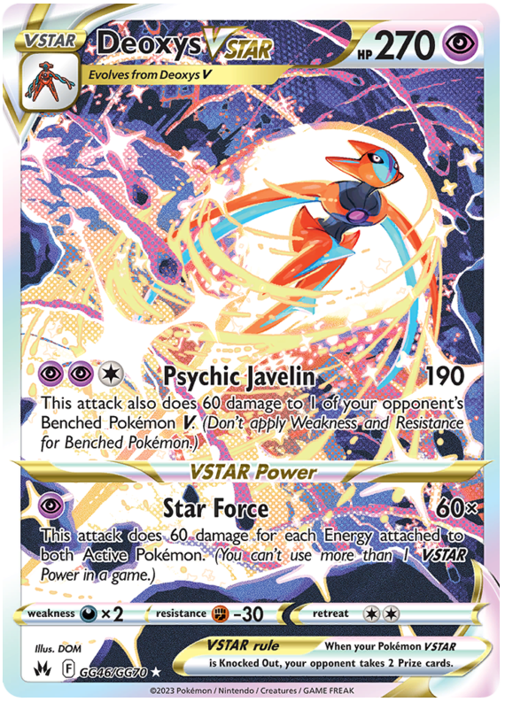 Deoxys Vstar - Zénith Indomptable - GGS46/GG70