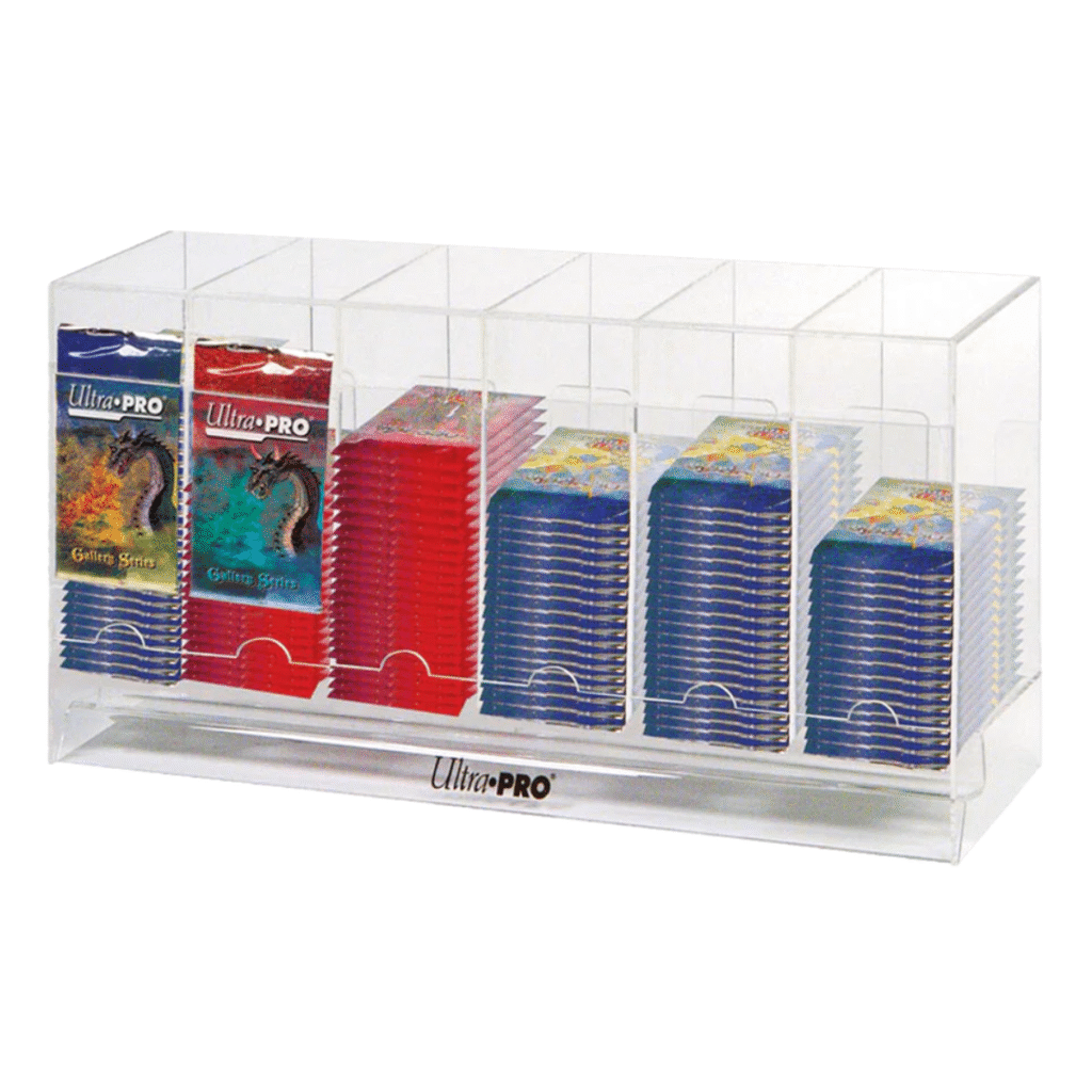 UltraPro Acrylic Booster Packs Dispenser (6-Slots & Stackable)