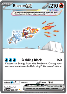 Eiscue ex - Flammes Obsidiennes - 222/197