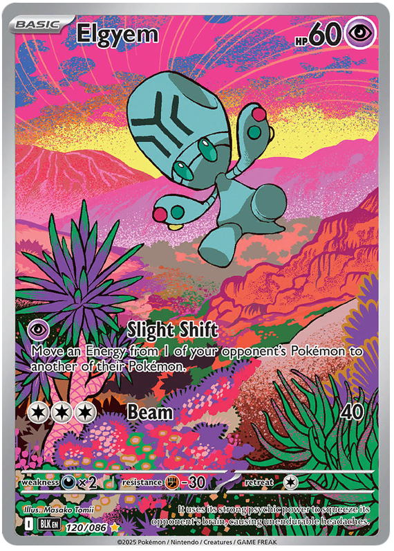 Elgyem - Black Bolt - 120/086