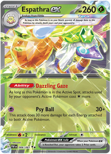 Espathra ex - Paldean Fates - 6/91
