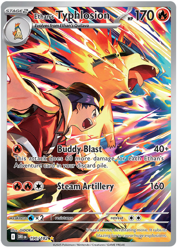 Ethan's Typhlosion - Destined Rivals - 190/182