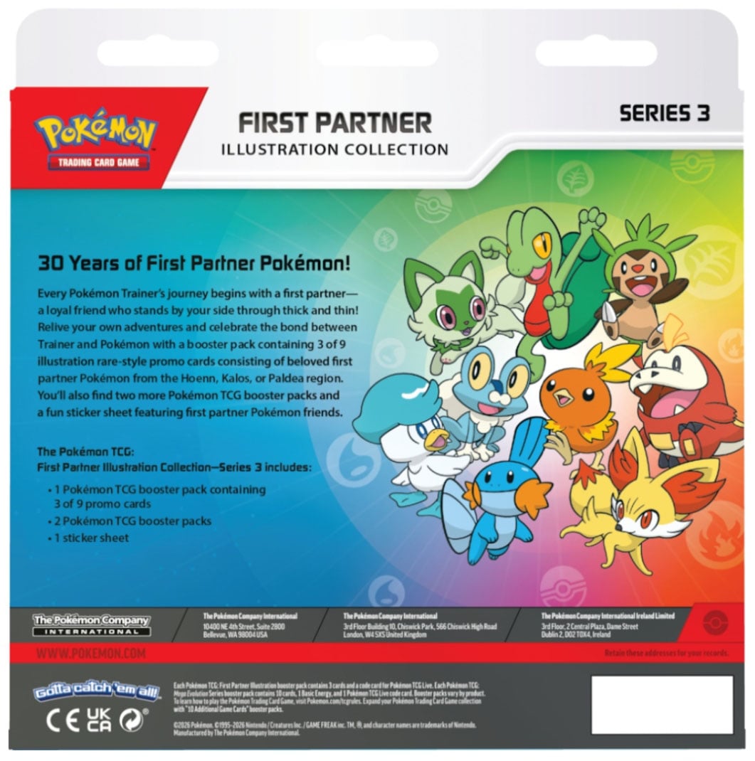 Pokémon First Partner Illustration Collection Series 3