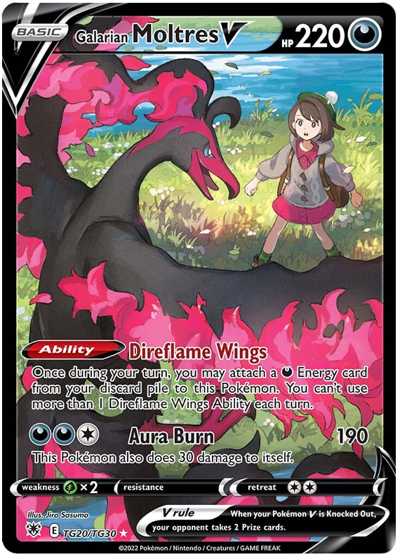 Galarian Moltres V - Astral Radiance - TG20/TG30