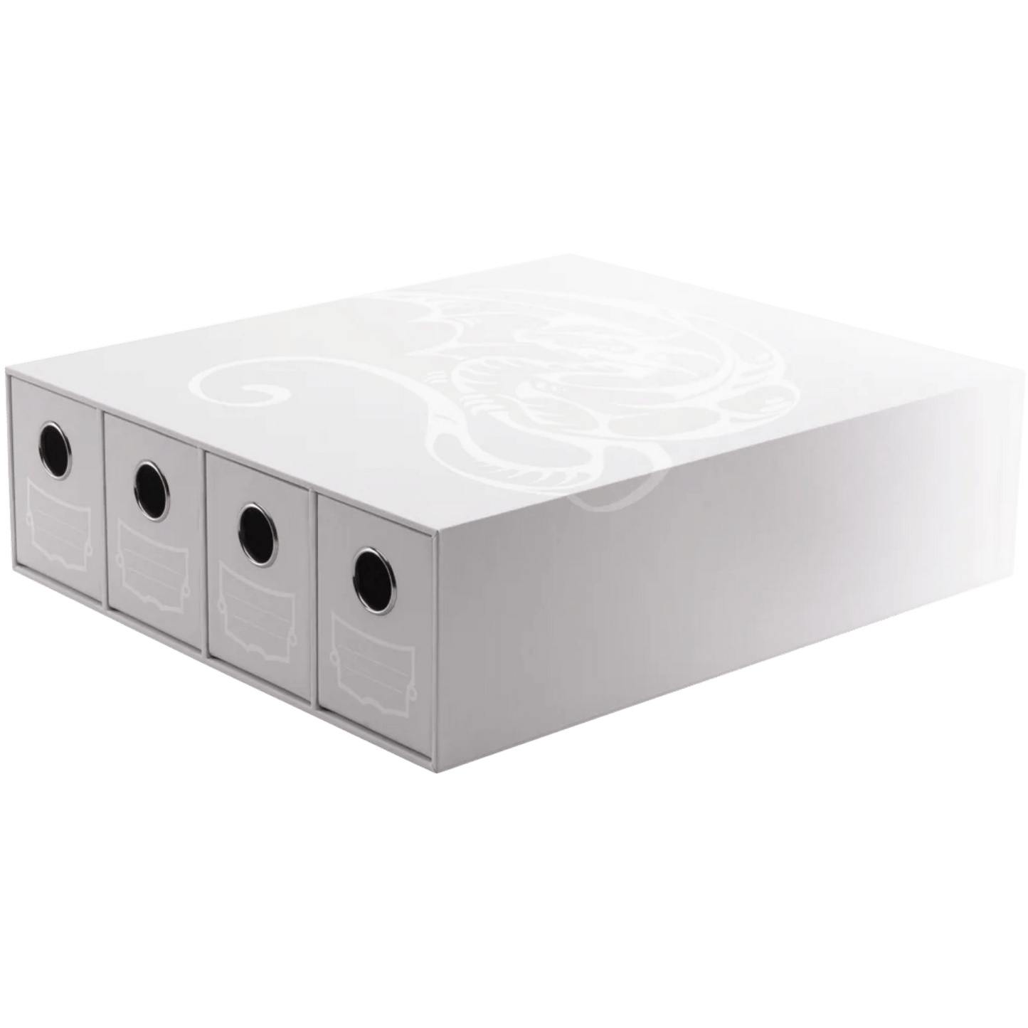 Dragon Shield Storage - Card Drawers Fortress - Horizontal - 4 - Blanc