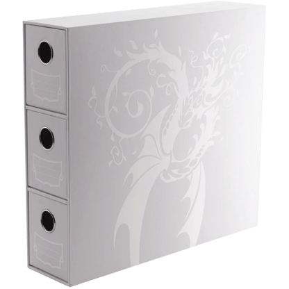 Dragon Shield Rangement - Tiroirs à Cartes Fortress - Vertical - 3 XL - Blanc