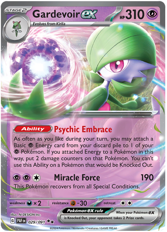 Gardevoir ex - Paldean Fates - #029